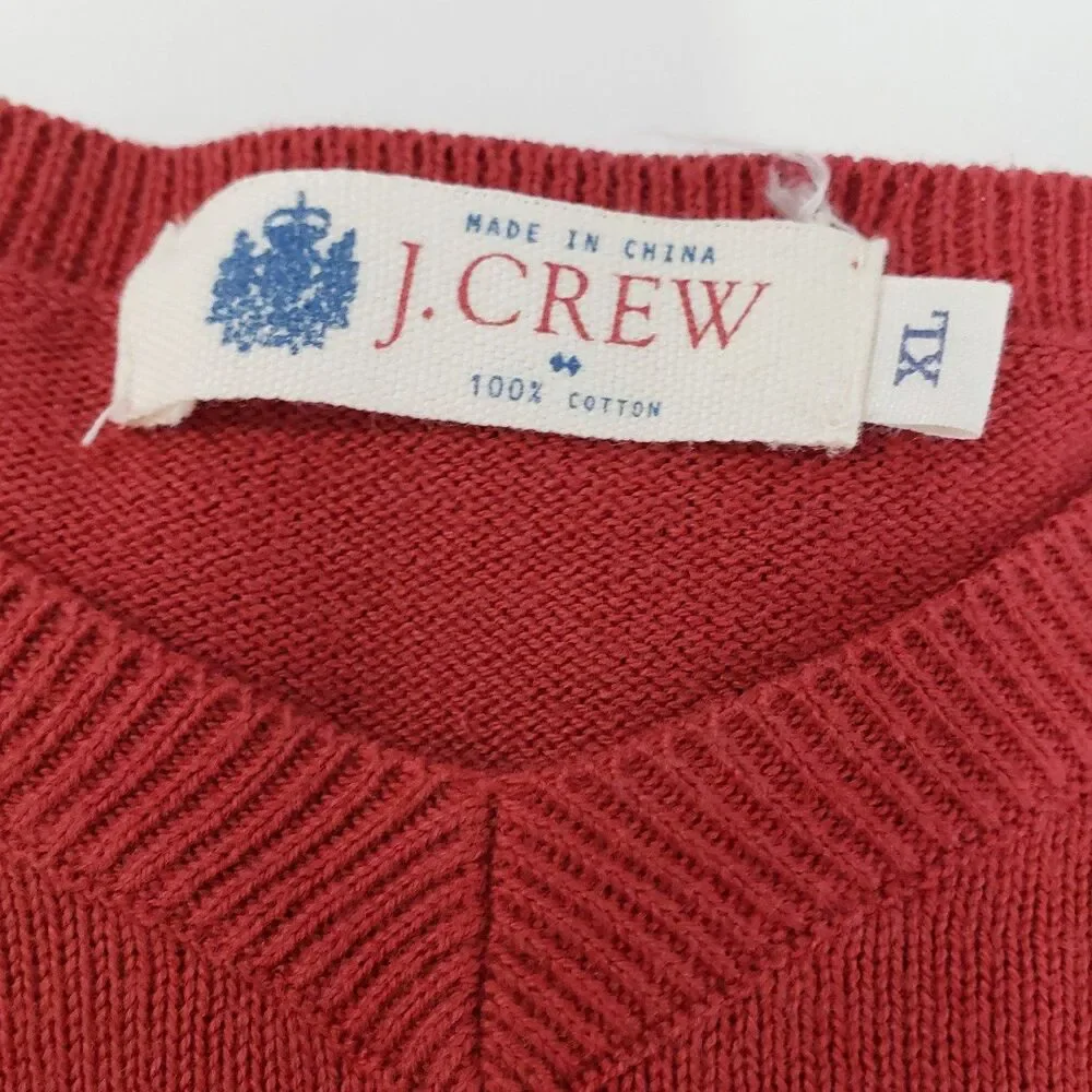 J. Crew Men's V-neck Sweater, Size XL